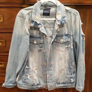 Distressed Jean Jacket